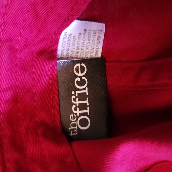 Dwight Schrute Hat The Office False Red Cotton Adjustable Baseball Dad Cap Hat - Picture 9 of 9